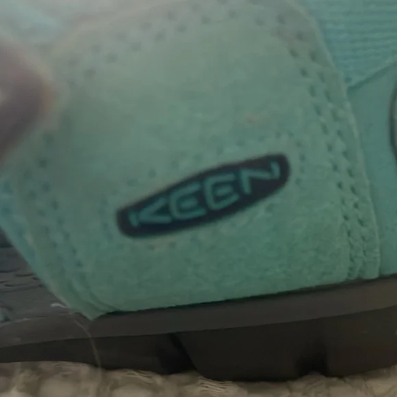 Girls Keen Teal washable hiking sandals size 4 - Picture 2 of 6